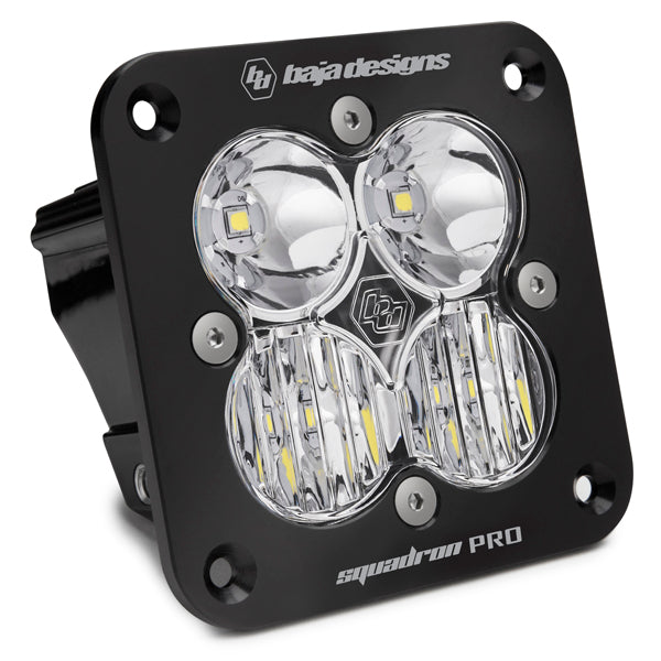 Baja Designs Squadron Pro Black Flush Mount LED Auxiliary Light Pod
