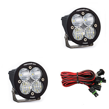Baja Designs Squadron-R Pro Black LED Auxiliary Light Pod Pair