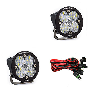 Baja Designs Squadron-R Pro Black LED Auxiliary Light Pod Pair