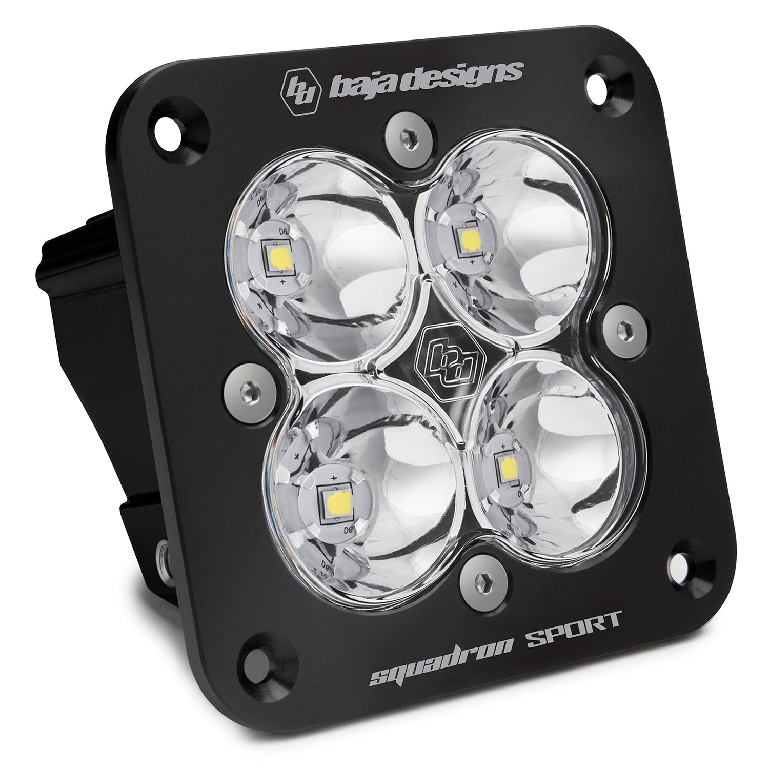 Baja Designs Squadron Sport Black Flush Mount LED Auxiliary Light Pod