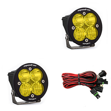Baja Designs Squadron-R Sport Black LED Auxiliary Light Pod Pair