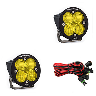 Baja Designs Squadron-R Pro Black LED Auxiliary Light Pod Pair