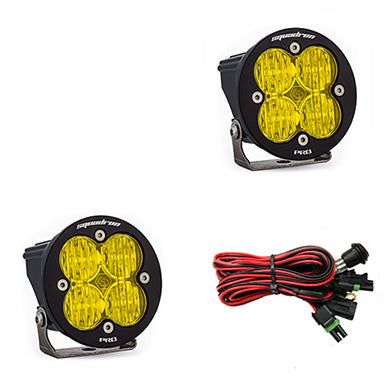 Baja Designs Squadron-R Pro Black LED Auxiliary Light Pod Pair