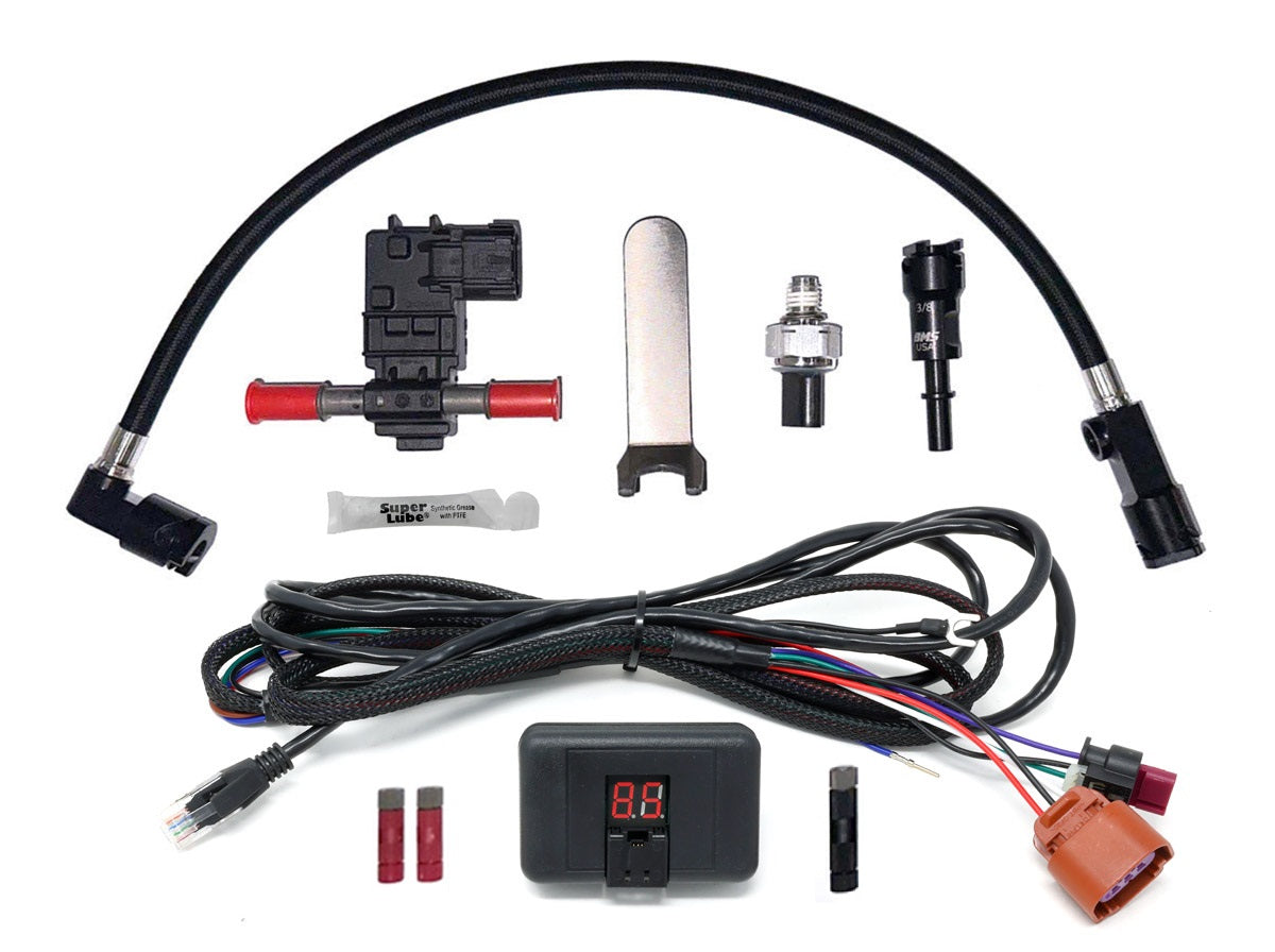 BMW F Chassis Rear Mount CANbus Flex Fuel & Low Fuel Pressure Sensor Kit for N20, N55, S55, & B58 Gen1
