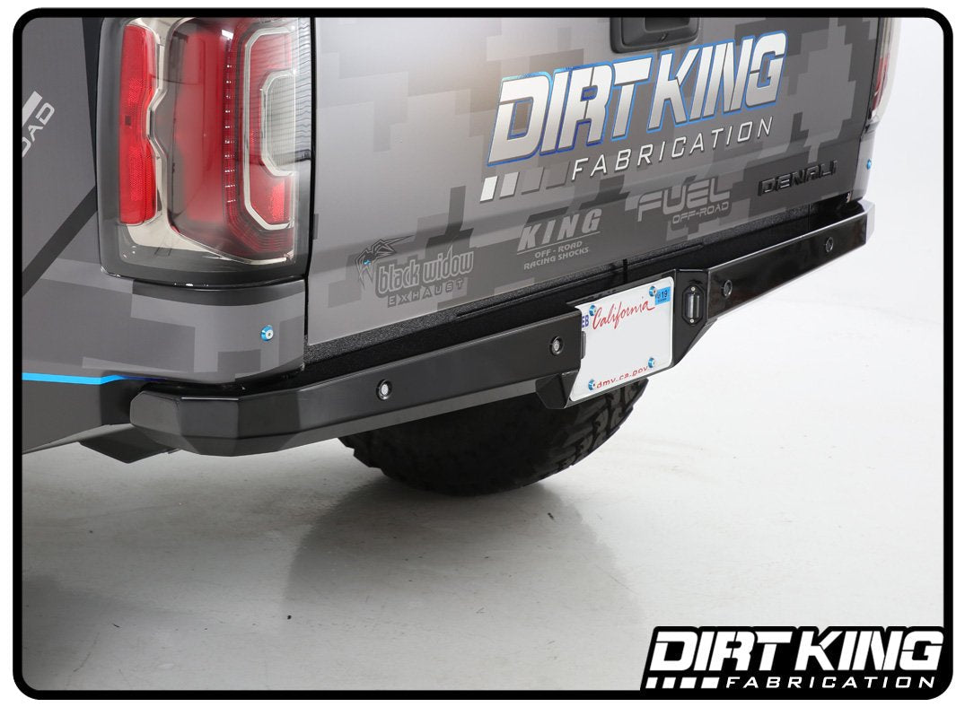 Dirt King Plate Rear Bumper 2007-2018 Silverado / Sierra 1500