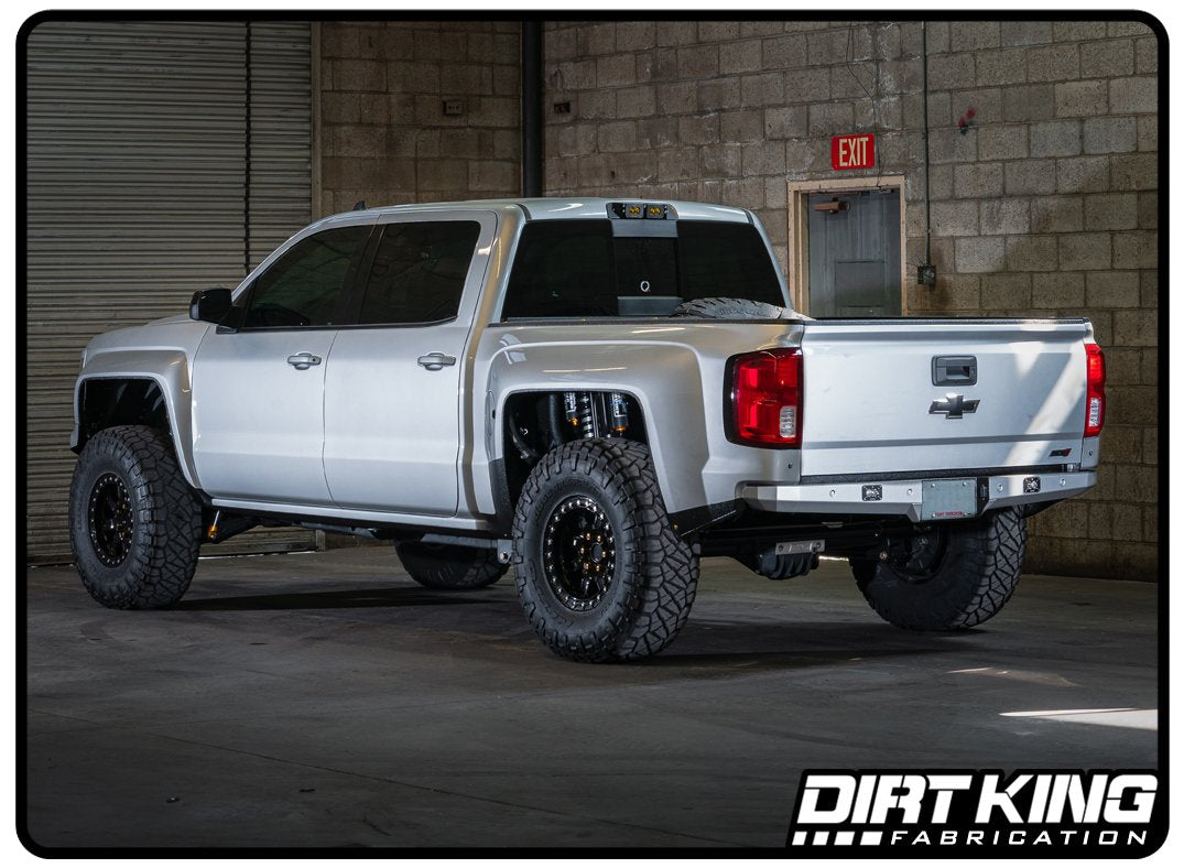 Dirt King Plate Rear Bumper 2007-2018 Silverado / Sierra 1500
