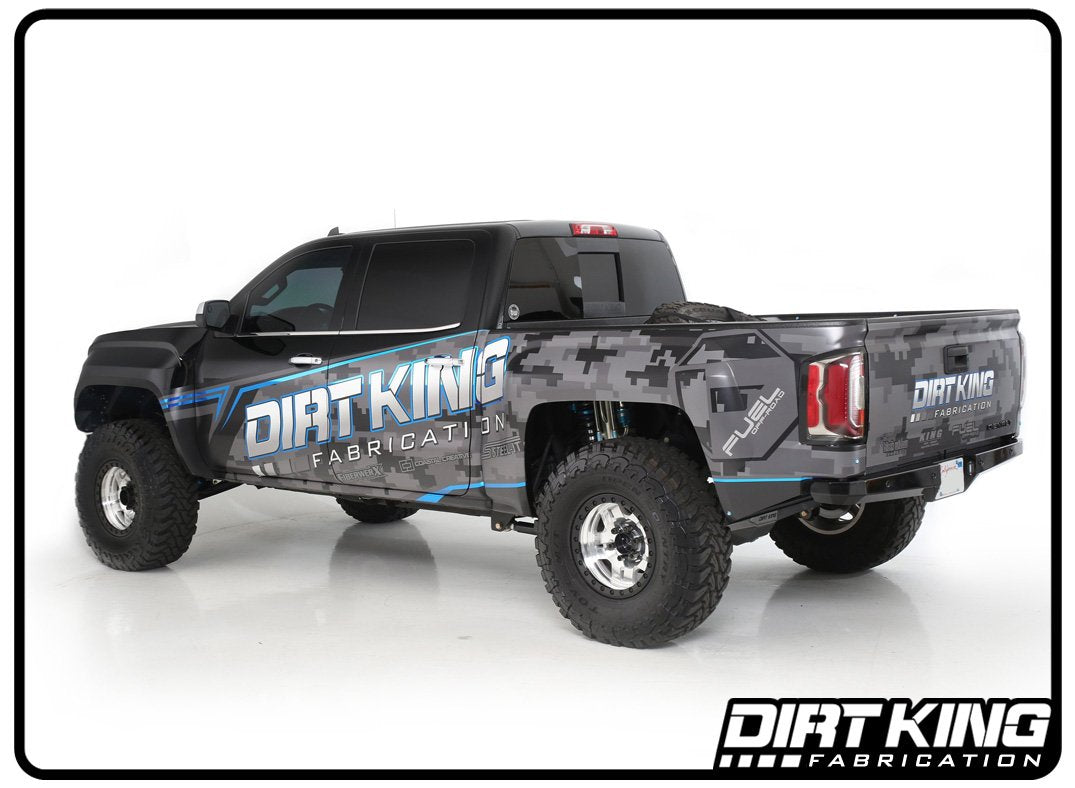 Dirt King Plate Rear Bumper 2007-2018 Silverado / Sierra 1500