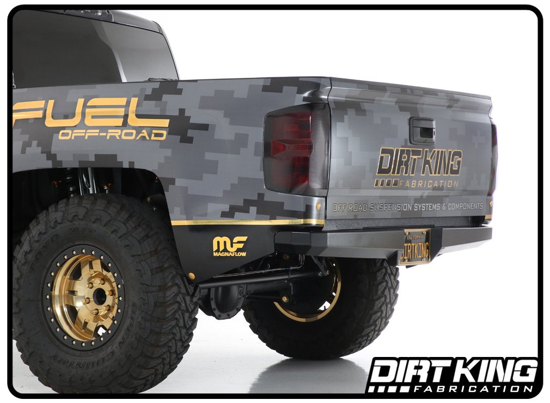 Dirt King Plate Rear Bumper 2007-2018 Silverado / Sierra 1500