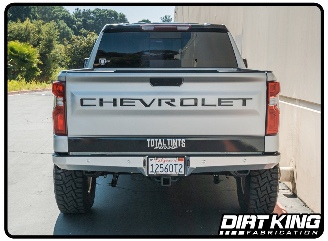 Dirt King Plate Rear Bumper 2019-2025 Silverado / Sierra 1500