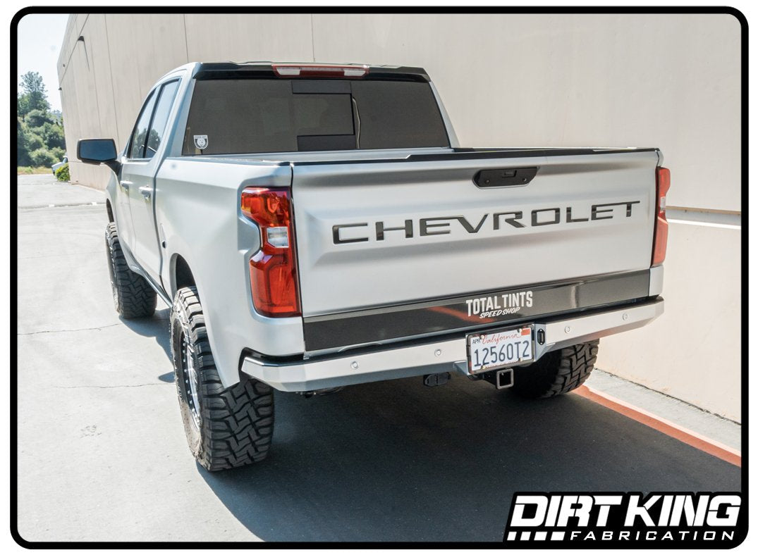 Dirt King Plate Rear Bumper 2019-2025 Silverado / Sierra 1500