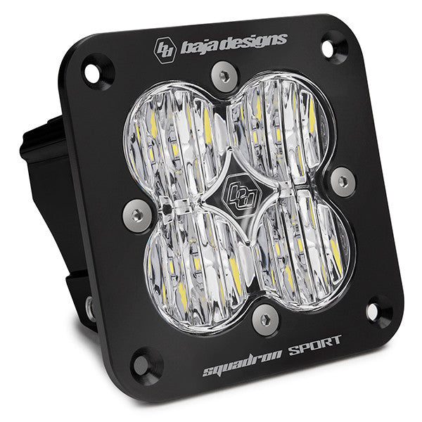 Baja Designs Squadron Sport Black Flush Mount LED Auxiliary Light Pod