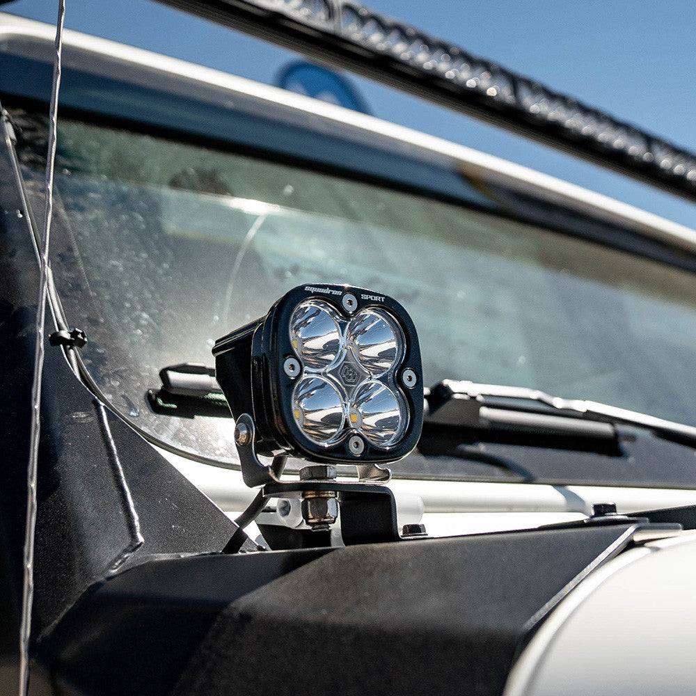 Baja Designs Squadron Sport Black LED Auxiliary Light Pod Pair
