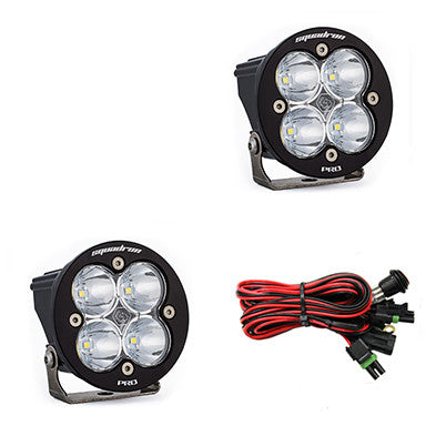 Baja Designs Squadron-R Pro Black LED Auxiliary Light Pod Pair