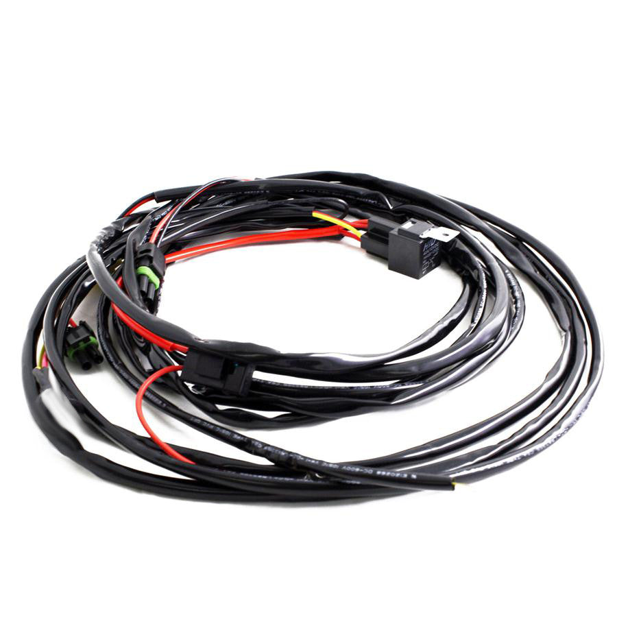 Squadron/S2/S1 2-Pin Hi-Beam 2-Light Max (150 Watts) Wiring Harness