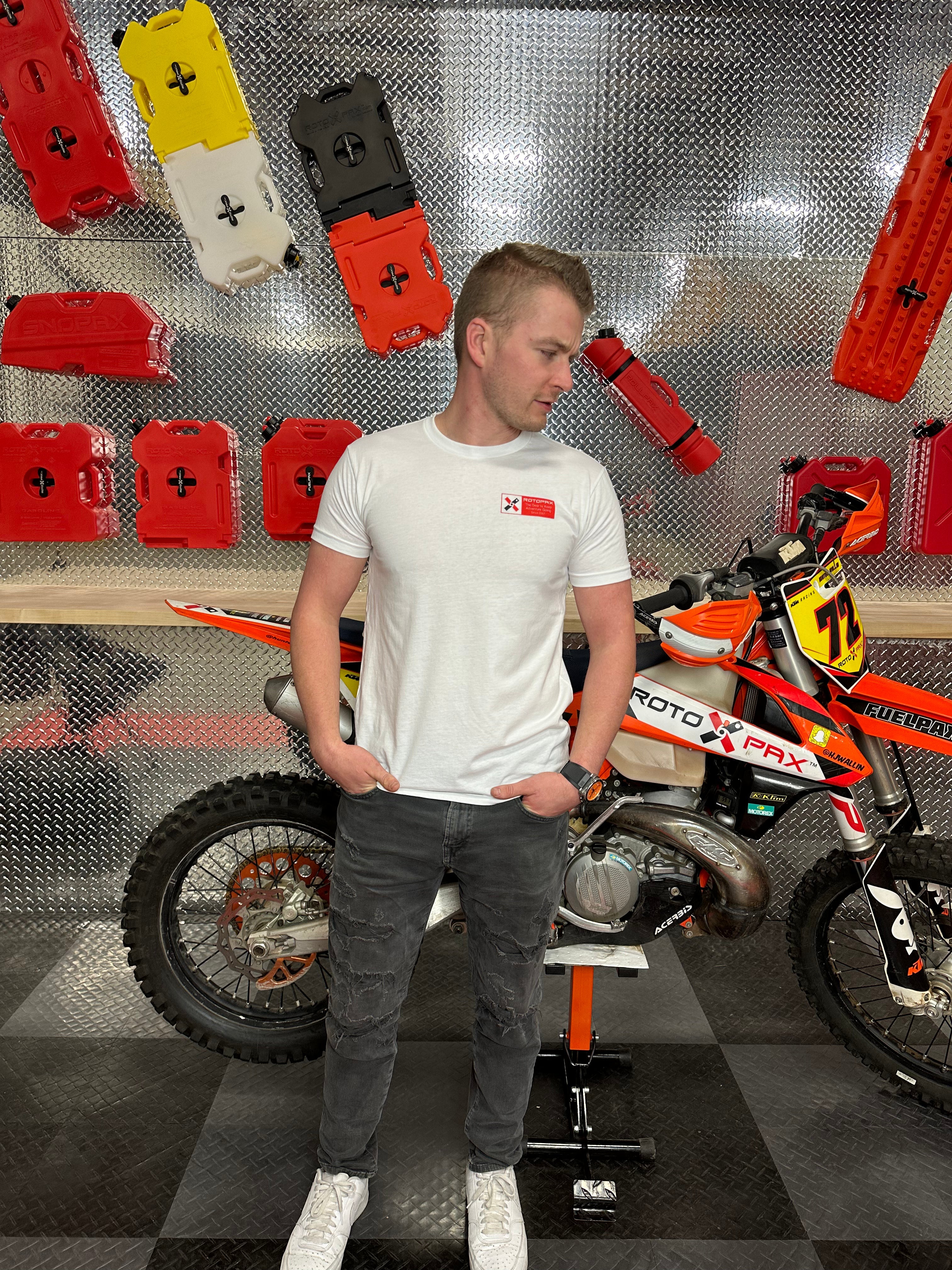 White Keep Adventure Going Shirt