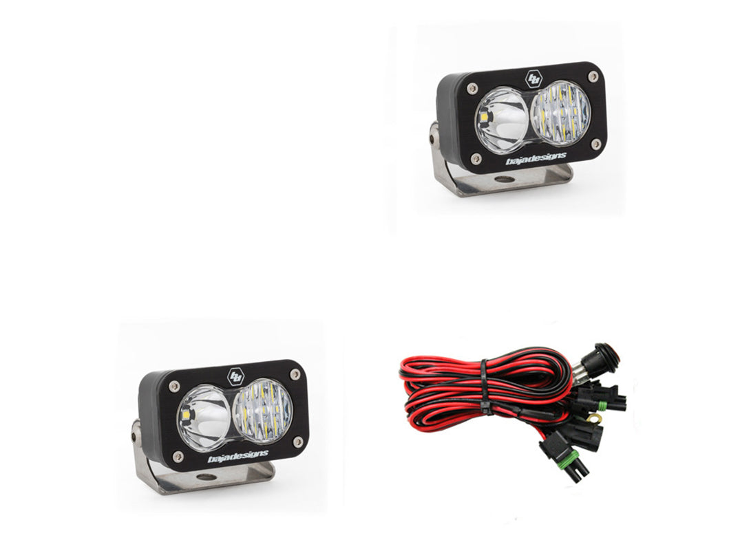 Baja Designs S2 Sport Black LED Auxiliary Light Pod Pair