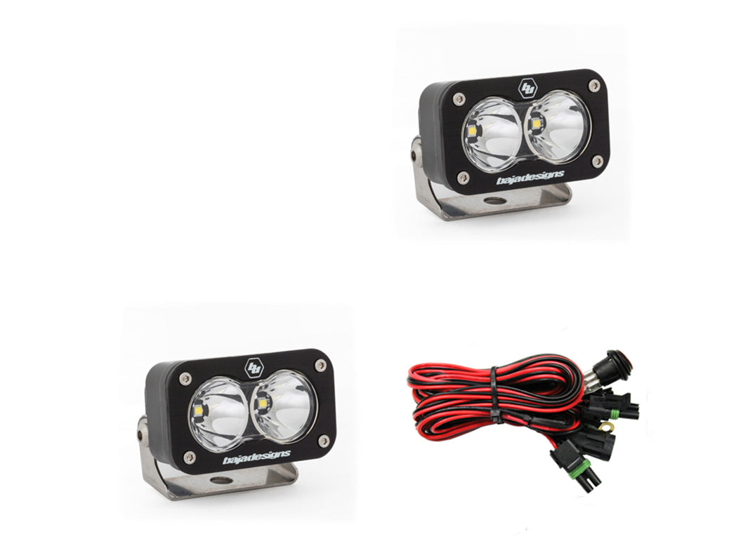 Baja Designs S2 Sport Black LED Auxiliary Light Pod Pair
