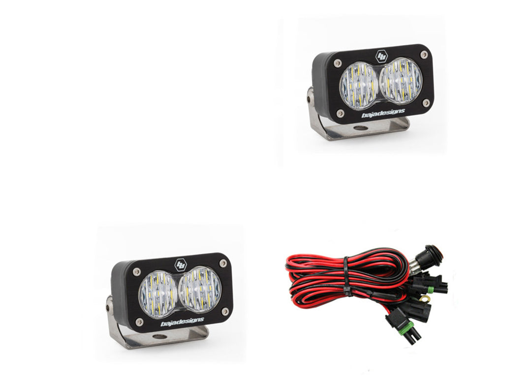 Baja Designs S2 Sport Black LED Auxiliary Light Pod Pair