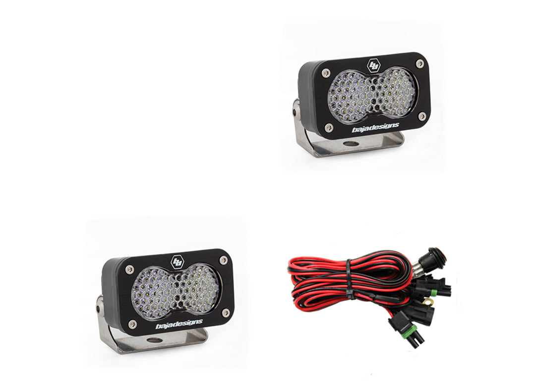 Baja Designs S2 Sport Black LED Auxiliary Light Pod Pair