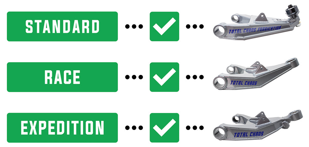 Total Chaos 2010 - 2023 Toyota FJ Cruiser Replacement Bushing Kit Lower Arms Expedition Series / Race Series / Standard Series