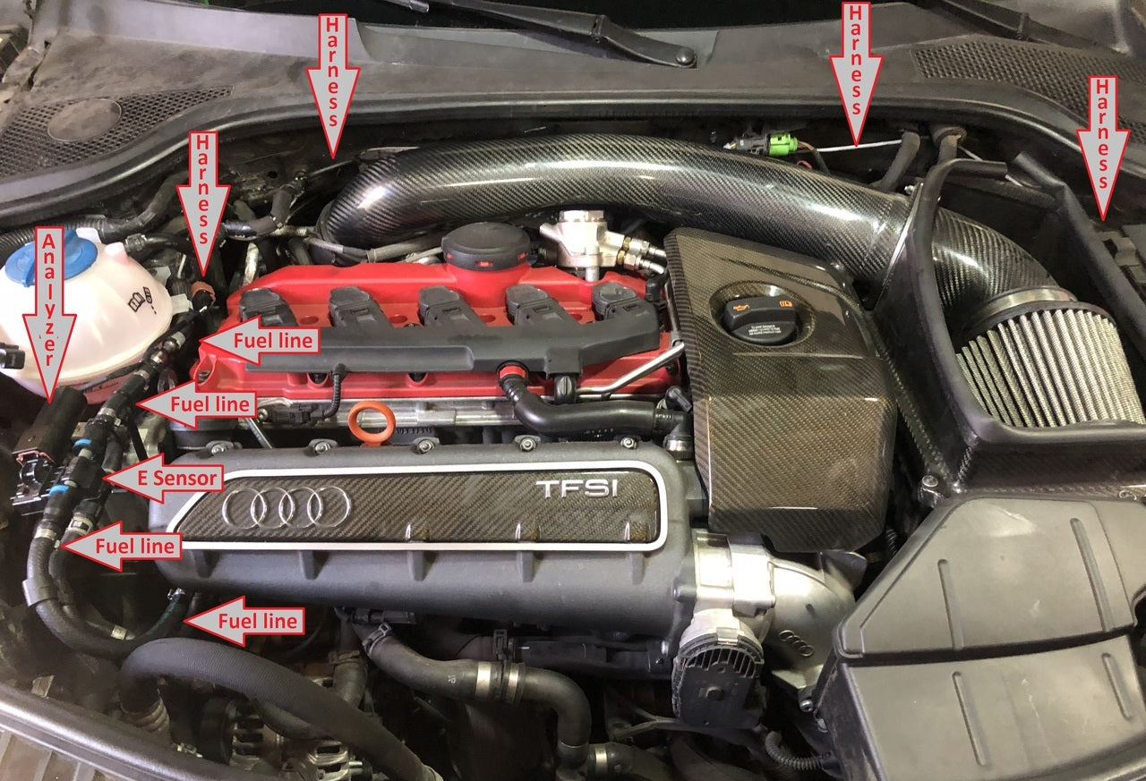 AUDI TTRS Bluetooth Flex Fuel Kit for the 2.5L Gen 2 (MK2 8P)